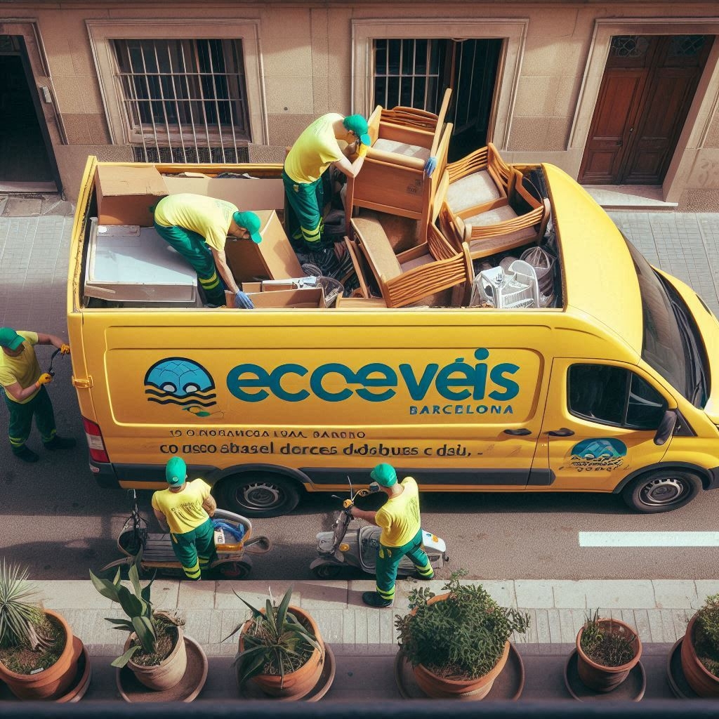 Proceso de vaciado de locales comerciales en Sant Adrià de Besòs con soluciones de EcoServeis